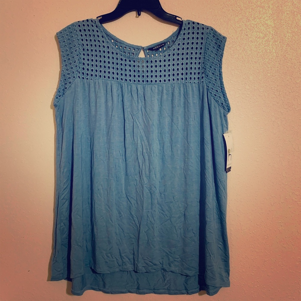 {Hannah} NWT Blue Top 💙